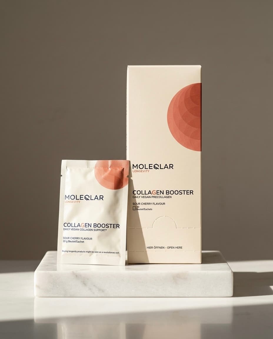 MoleQlar Collagen Booster – Daily Vegan Collagen Support (Kyselá višeň)